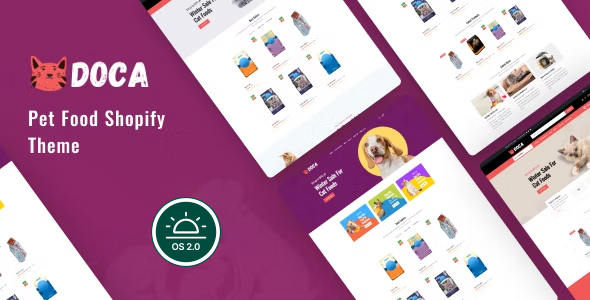 Doca - Pet Food Shopify Theme Doca - Pet Food Shopify Theme