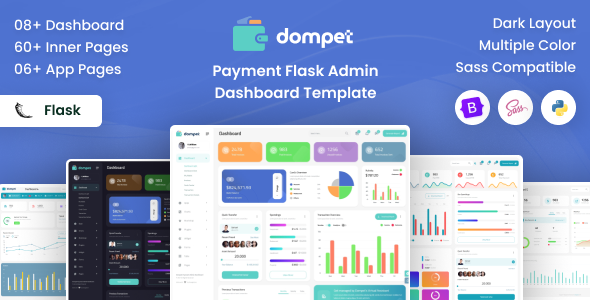 Dompet - Payment Flask Admin Dashboard Template Dompet - Payment Flask Admin Dashboard Template