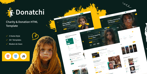 Donatchi - Charity & Donation HTML Template Donatchi - Charity & Donation HTML Template