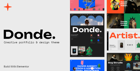 Donde - Artist Portfolio WordPress Theme Donde - Artist Portfolio WordPress Theme