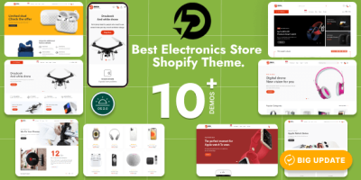 Drou - Electronics & Gadget Store Shopify 2.0 Theme | Fast & Conversion-Ready