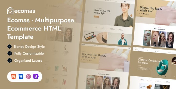 Ecomas - Multipurpose ecommerce HTML template Ecomas - Multipurpose ecommerce HTML template