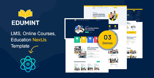 Edumint - LMS, Online Courses, Education NextJs Template Edumint - LMS, Online Courses, Education NextJs Template