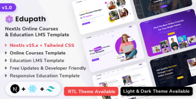 Edupath - NextJs Online Courses & Education LMS Template