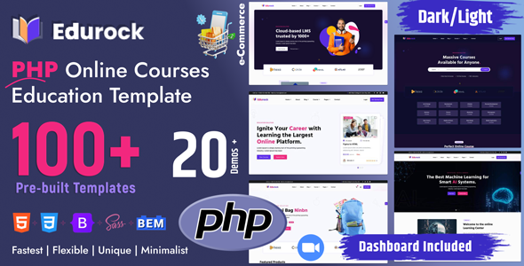 EduRock - PHP Education Online Courses Template EduRock - PHP Education Online Courses Template