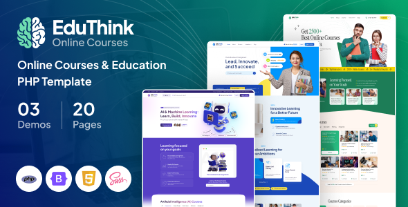 EduThink | Online Courses & Education PHP Template EduThink | Online Courses & Education PHP Template