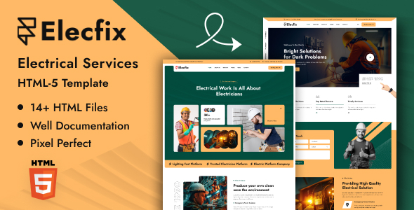 Elecfix - Electrical Services HTML Template Elecfix - Electrical Services HTML Template