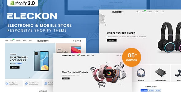 Eleckon - Electronic Store Responsive Shopify Theme Eleckon - Electronic Store Responsive Shopify Theme
