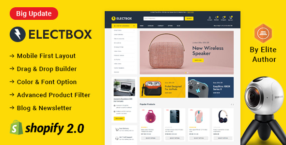 Electbox - Multipurpose Electronics Store Shopify 2.0 Responsive Theme Electbox - Multipurpose Electronics Store Shopify 2.0 Responsive Theme