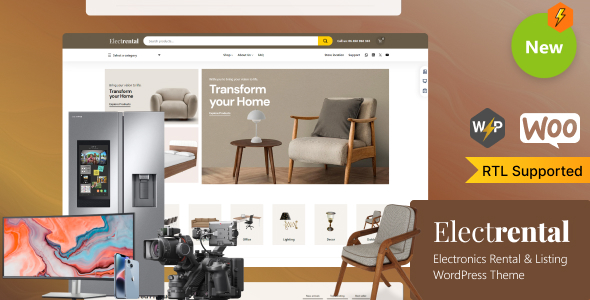 Electrental - Rental and Retail WooCommerce Theme Electrental - Rental and Retail WooCommerce Theme