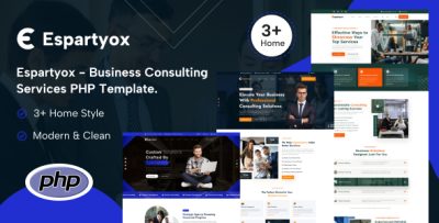 Espartyox - Business Consulting Services PHP Template