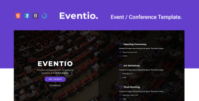 Eventio - Event & Conference Multi-Purpose Template