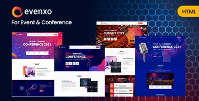 Evenxo - Multipurpose Event & Conference HTML Template