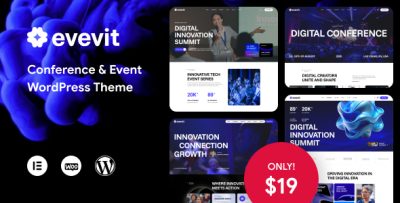 Evevit - Conference & Event WordPress Theme