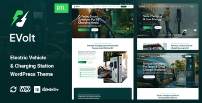 EVolt - Electric Vehicle & Charging Station WordPress Theme