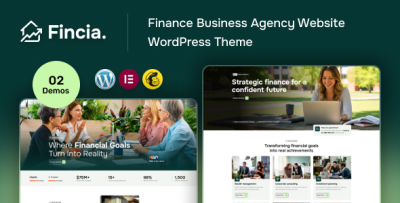Fincia - Finance & Consulting Business WordPress Theme