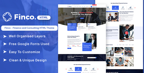 Finco - Finance and Consulting HTML Theme Finco - Finance and Consulting HTML Theme
