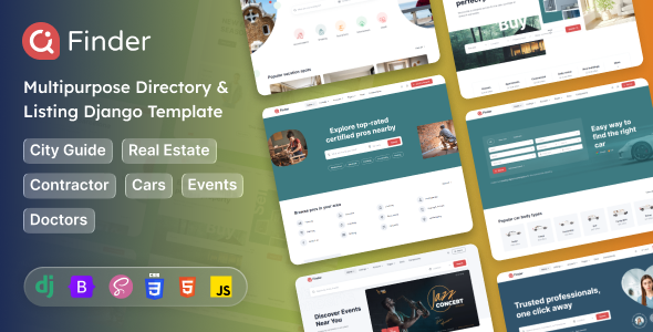 Finder - Django Multipurpose Directory & Listing Template Finder - Django Multipurpose Directory & Listing Template