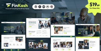 Finkash - Finance Consulting Wordpress Theme