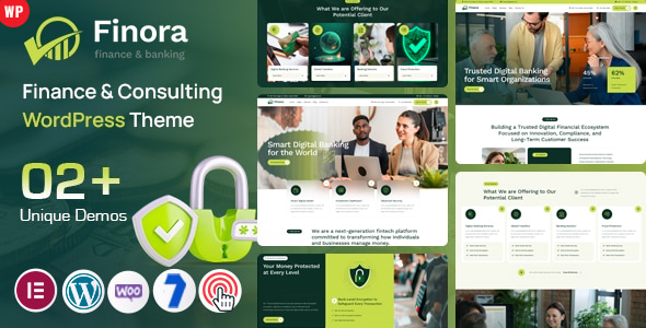 Finora - Finance & Consulting WordPress Theme Finora - Finance & Consulting WordPress Theme
