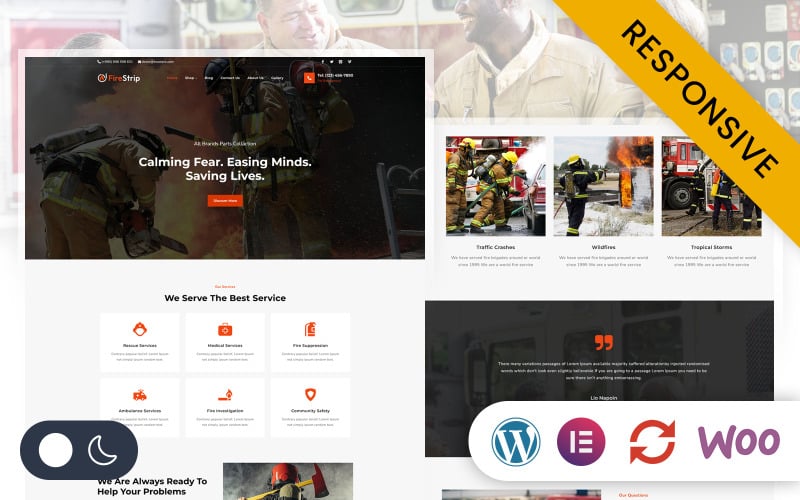 Firestrip - Fire Department and Security Business Elementor WordPress Responsive Theme Firestrip - Fire Department and Security Business Elementor WordPress Responsive Theme