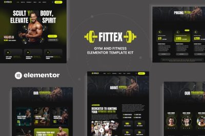 Fittex - Gym & Fitness Elementor Template Kit