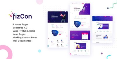 Fizcon - Event, Meeting & Conference HTML5 Template