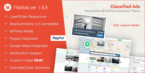 FlatAds - Classified Ads WordPress Theme FlatAds - Classified Ads WordPress Theme