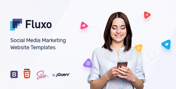 Fluxo - Social Media Marketing Template Fluxo - Social Media Marketing Template