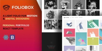 Foliobox  -  Personal Portfolio React Template