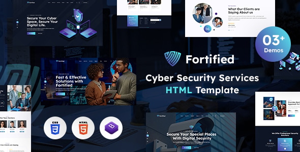 Fortified | IT & Cyber Security Services HTML Template Fortified | IT & Cyber Security Services HTML Template