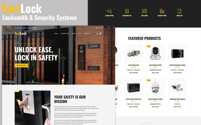 FortLock - Locksmith & Security Systems  Woocommerce Theme