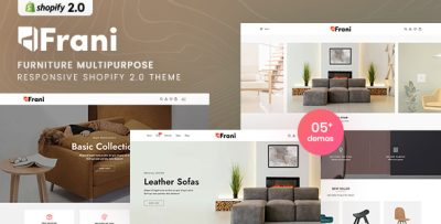 Frani - Furniture Multipurpose Responsive Shopify 2.0 Theme