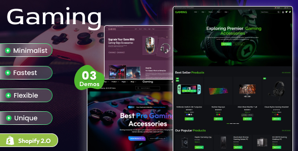 Gaming - Shopify 2.0 eCommerce Theme Gaming - Shopify 2.0 eCommerce Theme