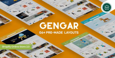 Gengar - Tools & Toys Store Shopify Theme