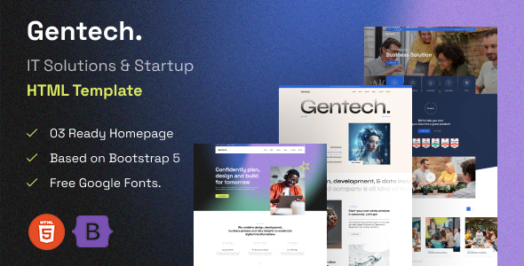 Gentech - IT Solutions & Startup HTML Template Gentech - IT Solutions & Startup HTML Template