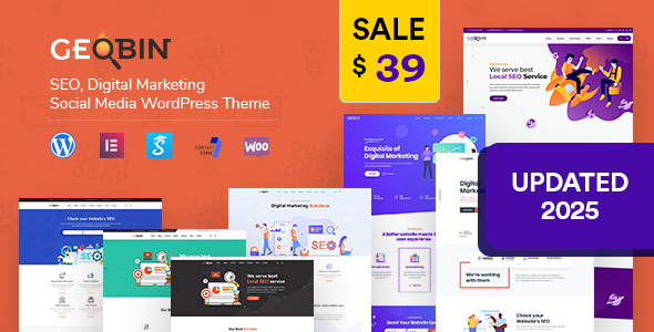 GeoBin | SaaS & Tech Startup WordPress Theme GeoBin | SaaS & Tech Startup WordPress Theme