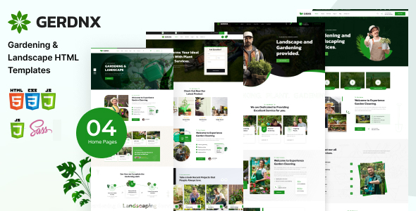 Gerdnx - Gardening And Landscaping HTML Template Gerdnx - Gardening And Landscaping HTML Template
