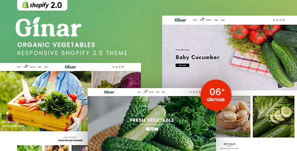 Gınar - Organic Vegetables Responsive Shopify 2.0 Theme Gınar - Organic Vegetables Responsive Shopify 2.0 Theme