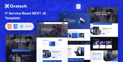 Gratech - IT Service React JS Template