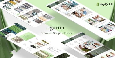 Gurtin - Windows Curtains & Blinds Store Shopify Theme