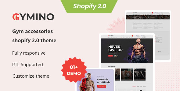 Gymino - The Gym Accessories & Equipment Shopify 2.0 Theme Gymino - The Gym Accessories & Equipment Shopify 2.0 Theme