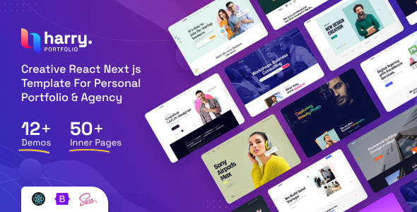 Harry - Personal Portfolio & Agency React Next js Template Harry - Personal Portfolio & Agency React Next js Template