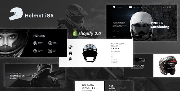 Helmeti - Helmet Store Shopify Theme Helmeti - Helmet Store Shopify Theme
