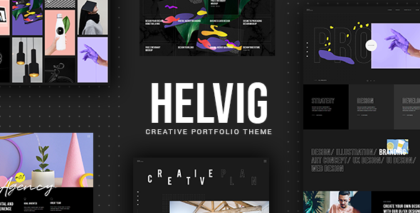 Helvig - Creative Portfolio WordPress Theme Helvig - Creative Portfolio WordPress Theme
