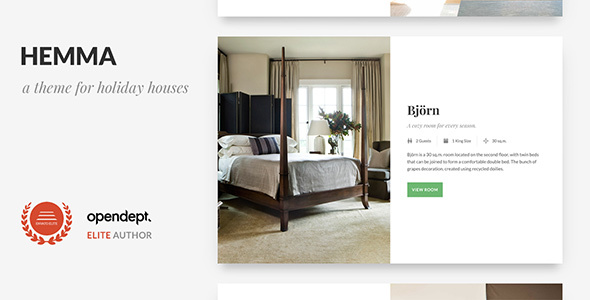 Hemma - B&B and Holiday House WordPress Theme Hemma - B&B and Holiday House WordPress Theme