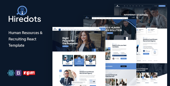 Hiredots - Human Resources & Recruiting React Template Hiredots - Human Resources & Recruiting React Template