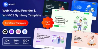 Hostc - Web Hosting Provider & WHMCS Symfony Template