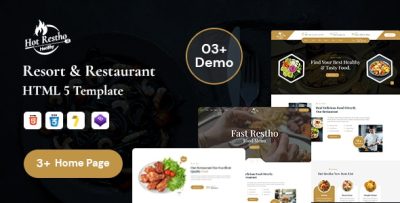 HotRestho - Restaurant And Food HTML5 Template