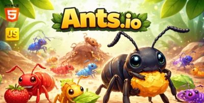 HTML5 Game : Ants io